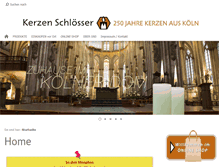 Tablet Screenshot of kerzenschloesser.de